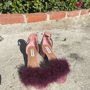 Steve Madden feather heels